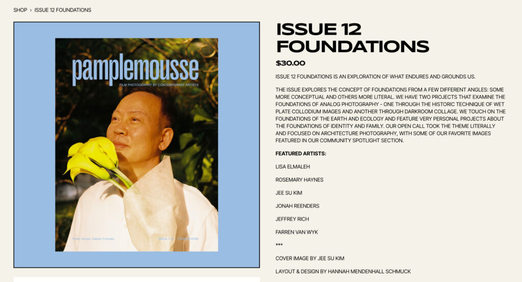 pamplemousse best film photography magazine