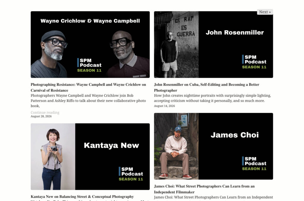 street photography magazine podcast episode page