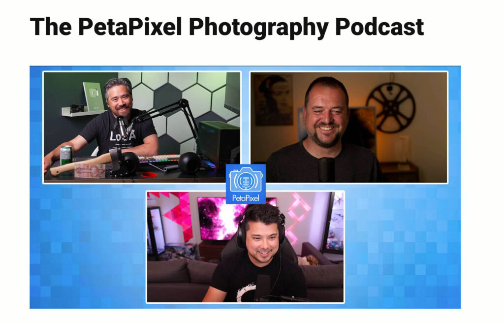 the petapixel podcast information page