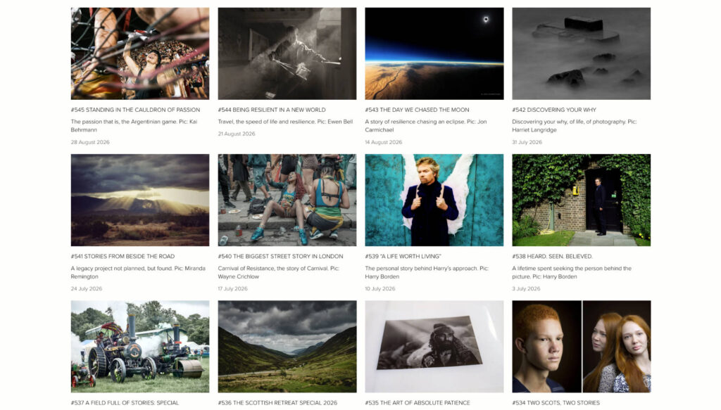 the photowalk podcast episode page