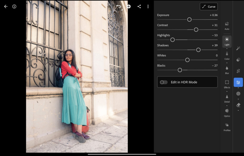 lightroom develop tools