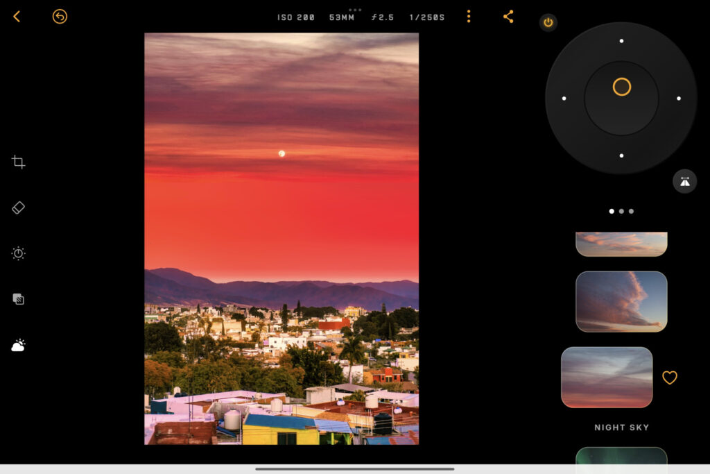 luminar neo sky replacement tool