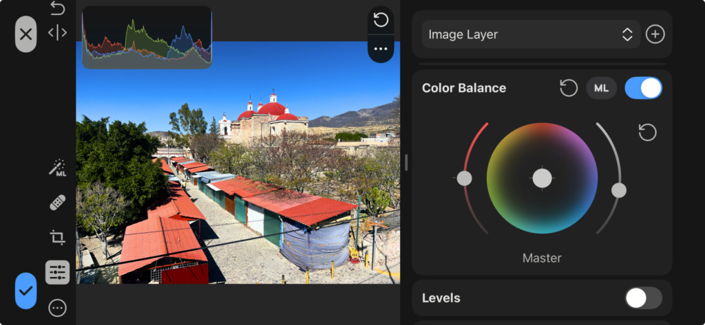 photomator editing tools