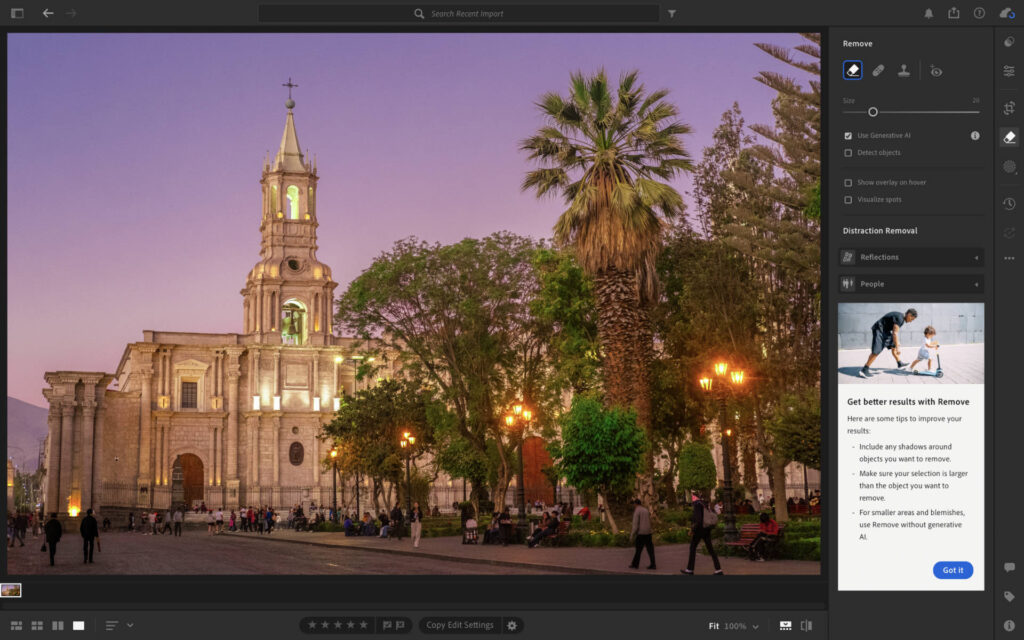lightroom ai photo editor tools
