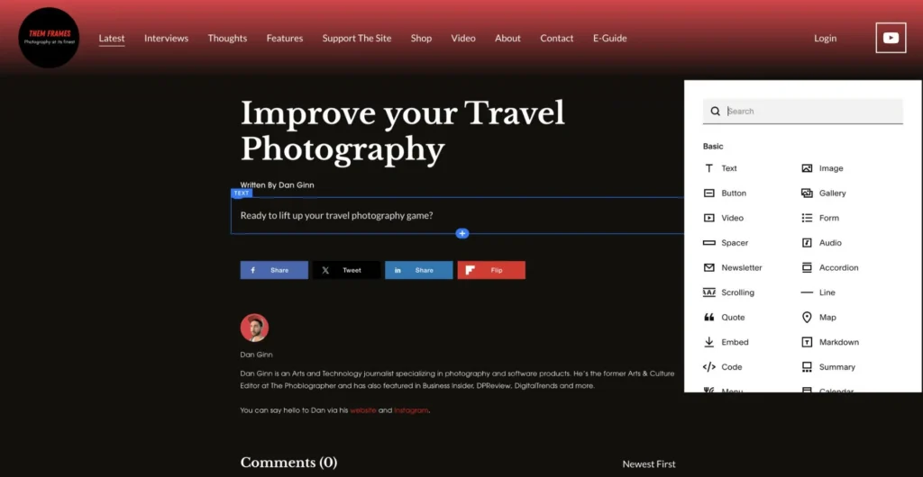 squarespace blog