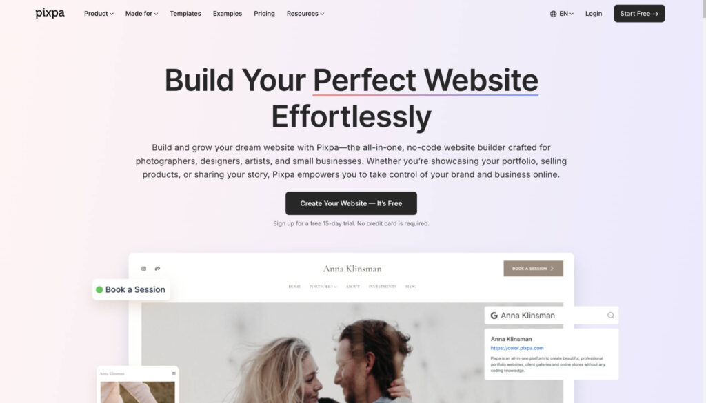 pixpa cheap squarespace alternatives