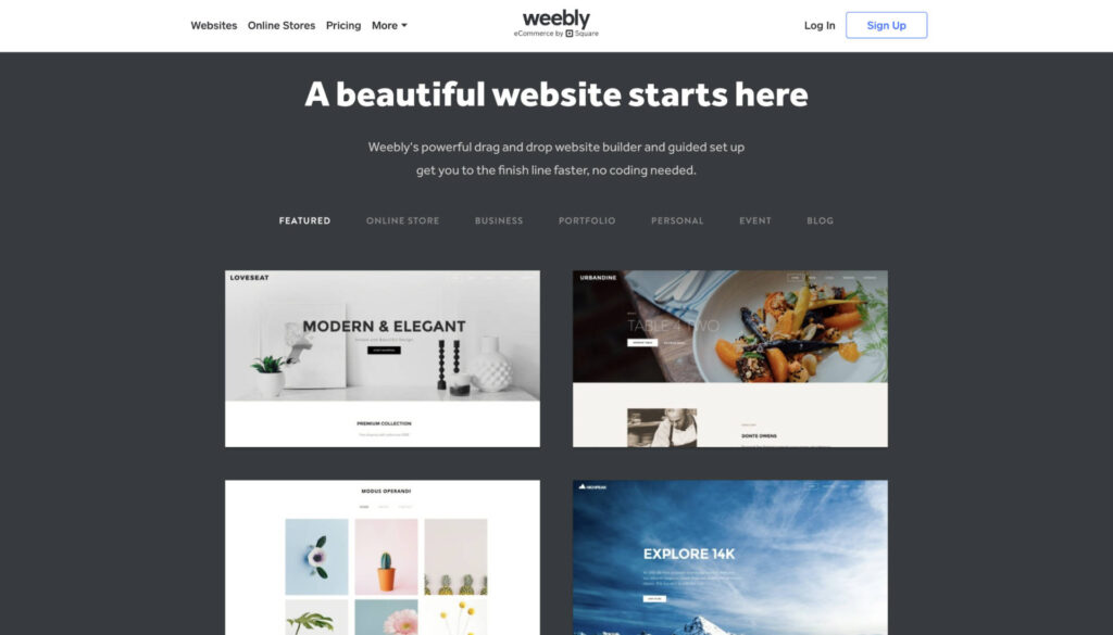 weebly website builder