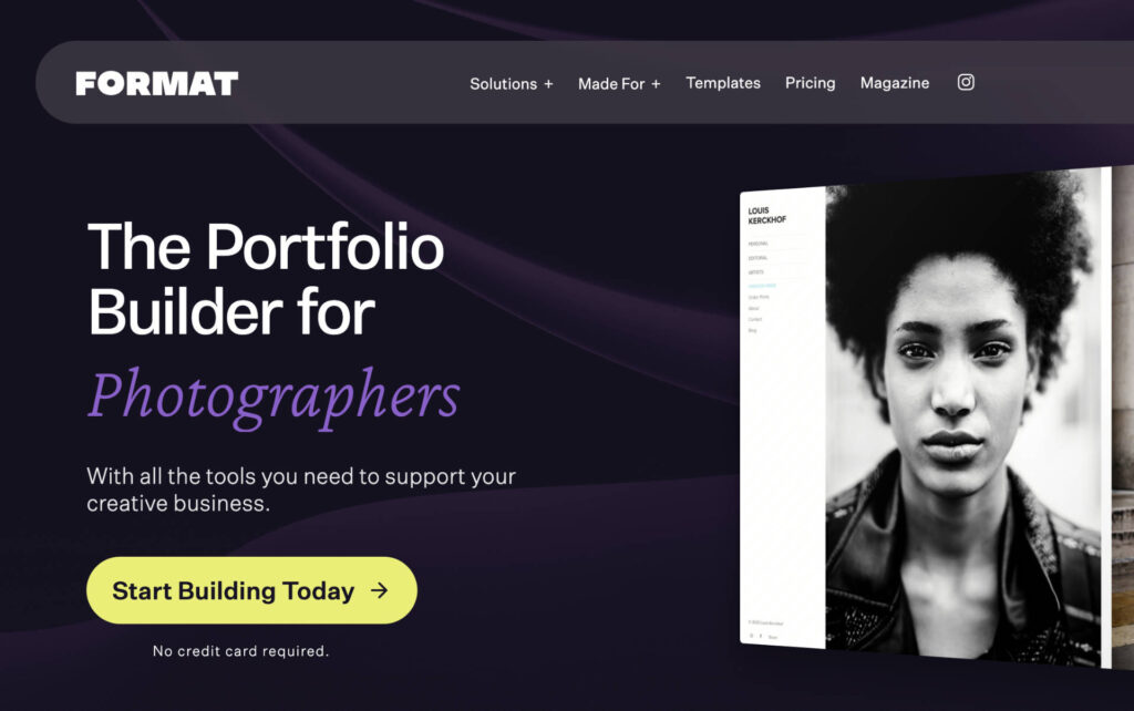 format homepage