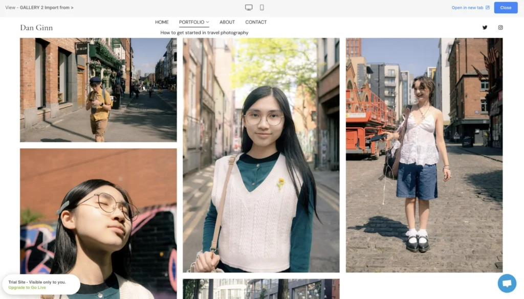 pixpa photo gallery