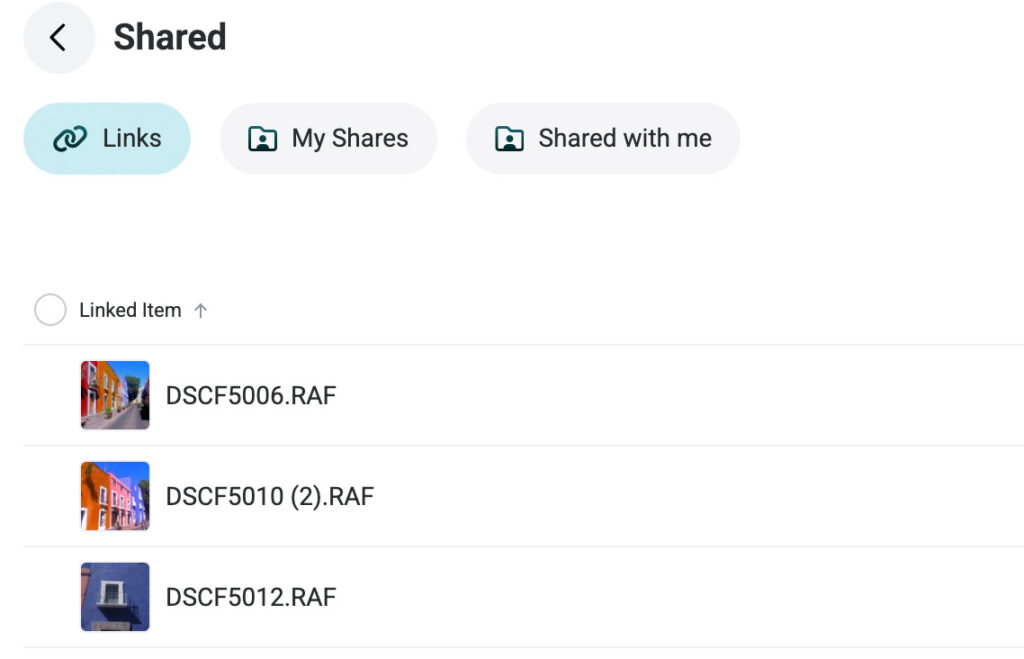pcloud review shared files