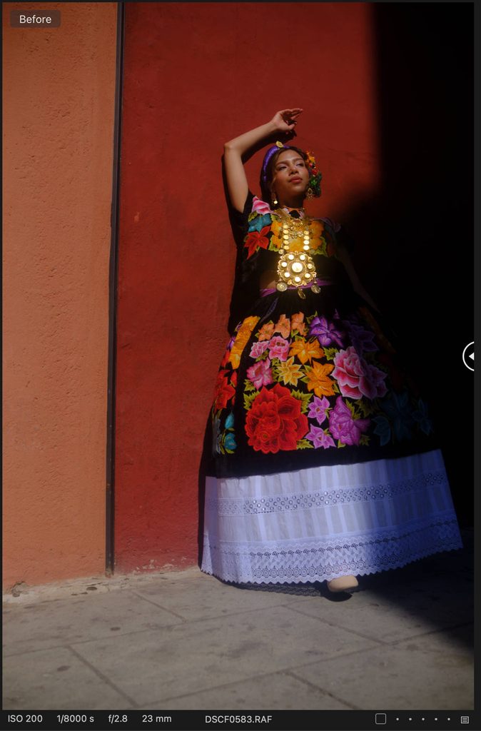 an orginal raw file open in capture one