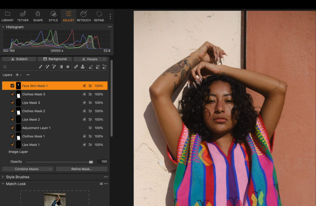 capture one masking tools