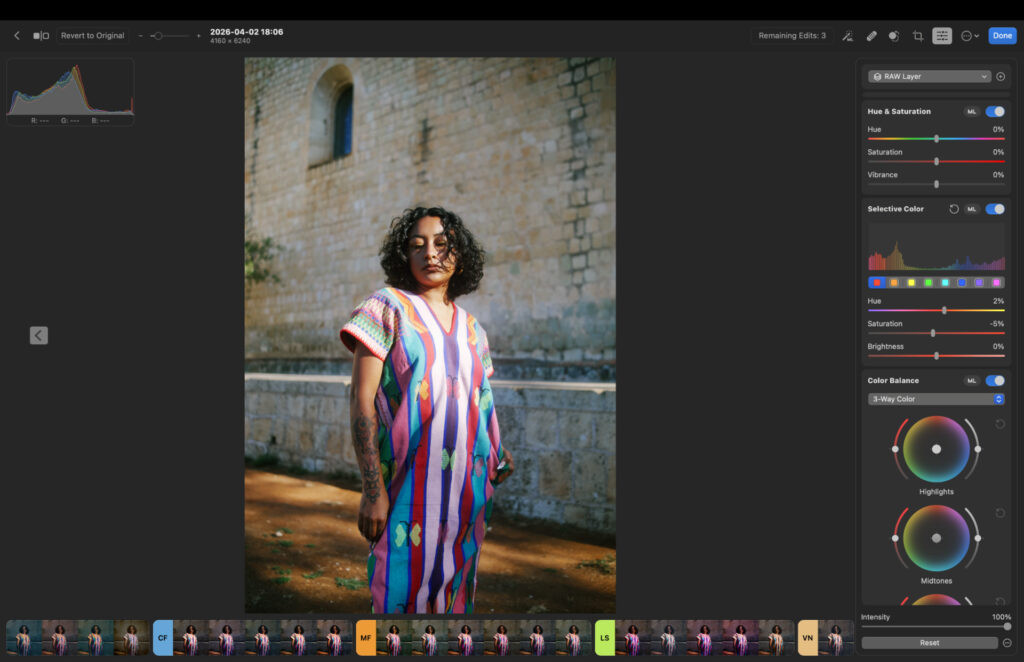 photomator core editing tools